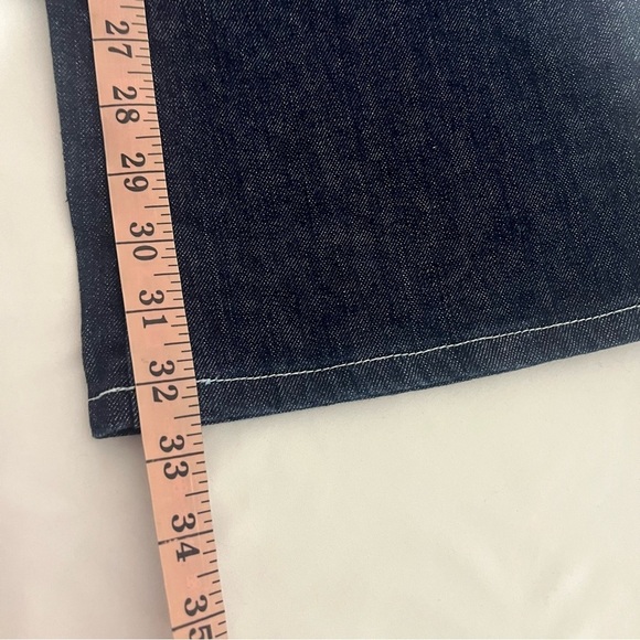 Rare Chivas Sz 11 Blue Flare Wide Leg Jeans Denim Embroidery Game Statement NWT - Picture 16 of 16